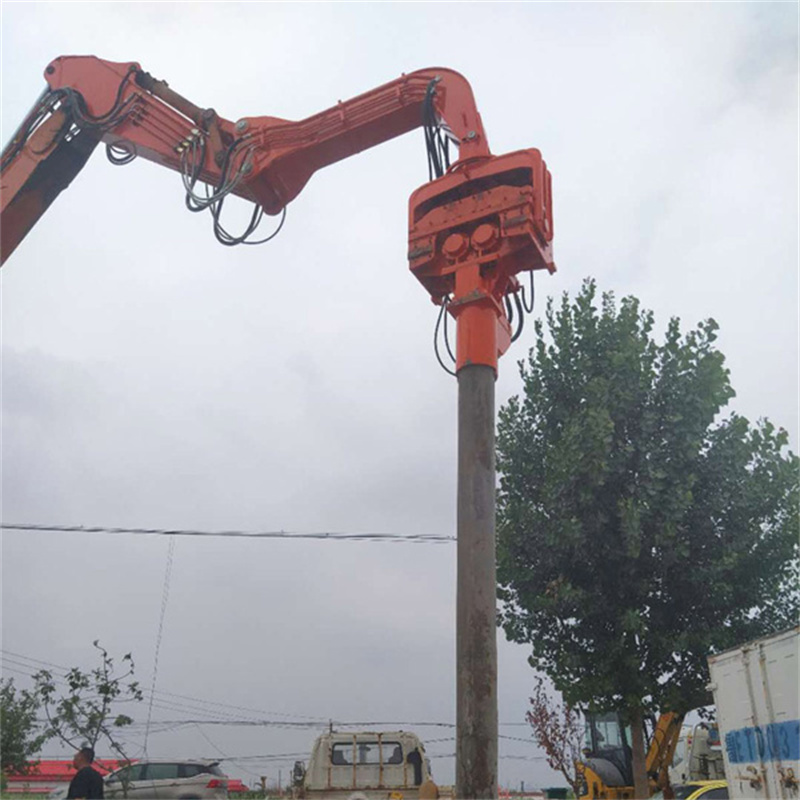 Post Pile Vibro Hammer For Excavator use display04