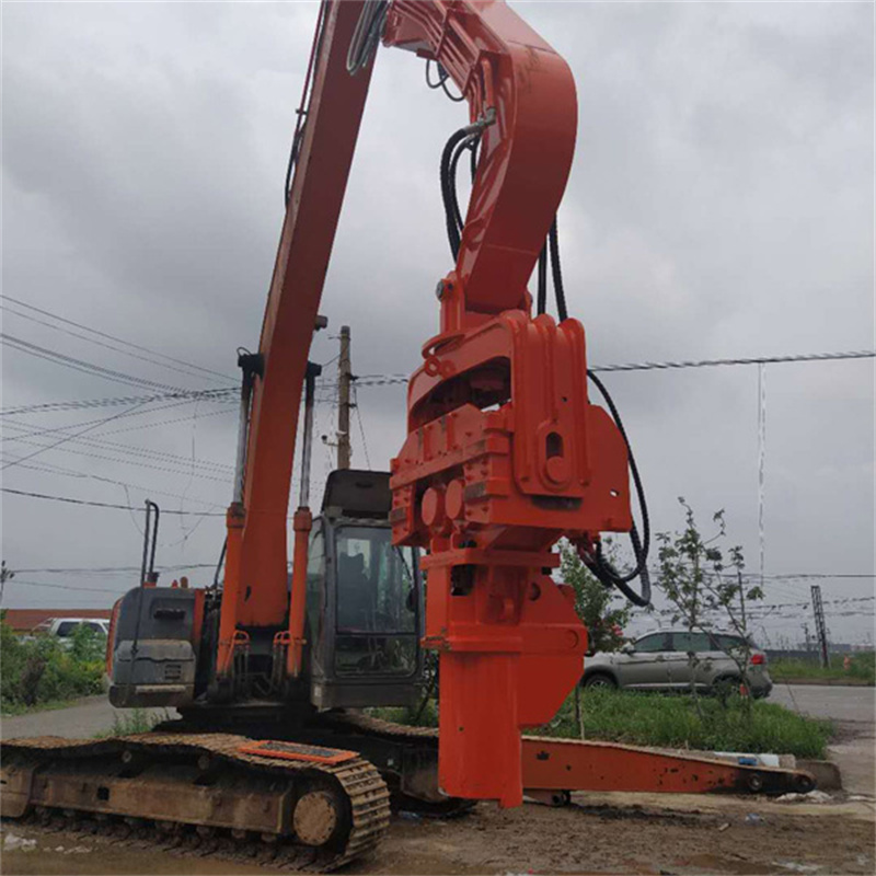 Post Pile Vibro Hammer For Excavator use display05
