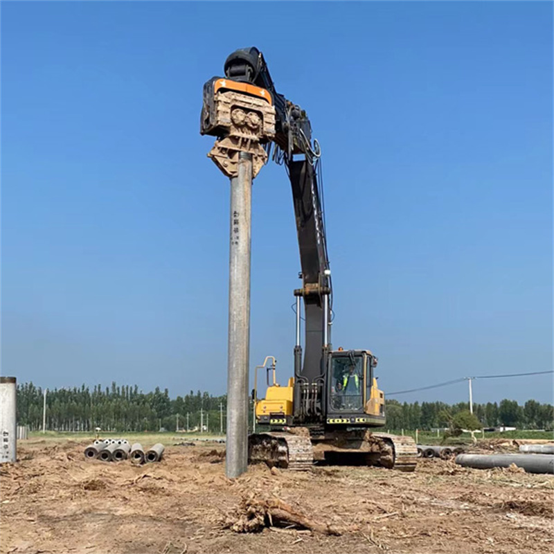 Post Pile Vibro Hammer For Excavator use display06